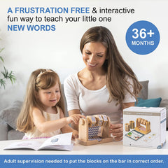 Spinning Speller - Wooden Spelling Game