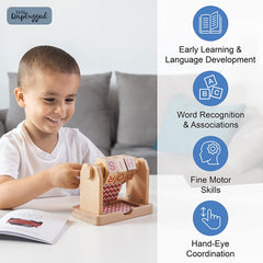 Spinning Speller - Wooden Spelling Game